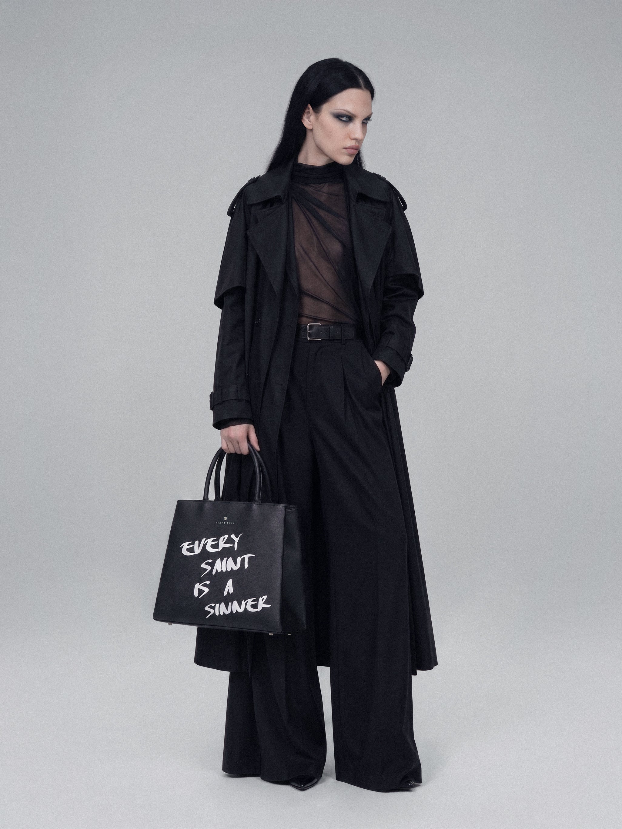 Saint – Large Gothic Skull Tote Bag | SAINT IV